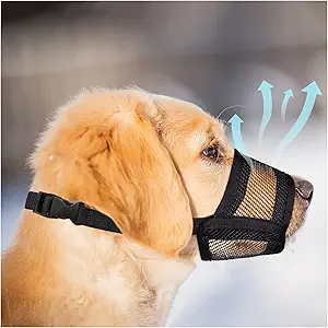Dog muzzle for large dogs