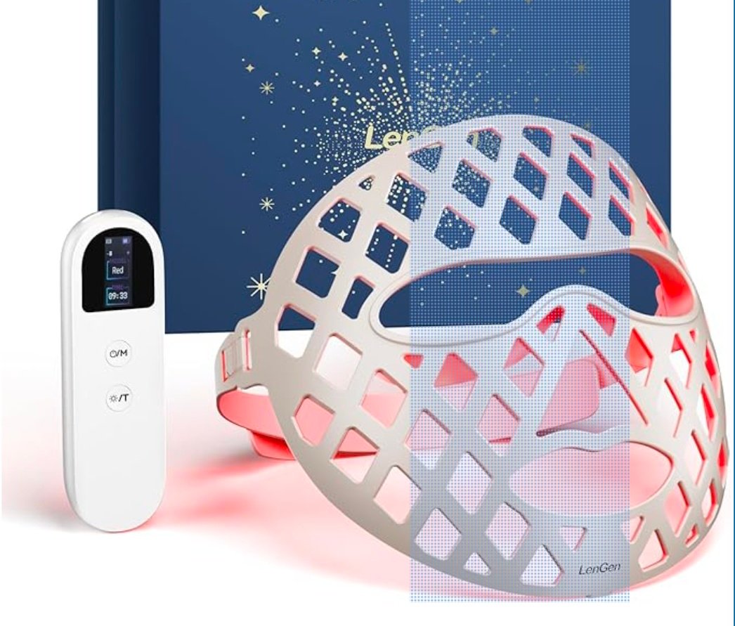 led face mask light